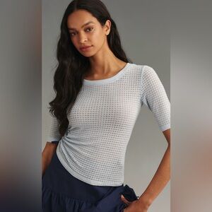NWT Pilcro Short-Sleeve Textured Tee